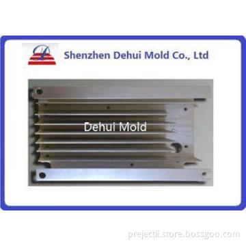 Black / White LED Heatsink Aluminum Extrusion Profiles With